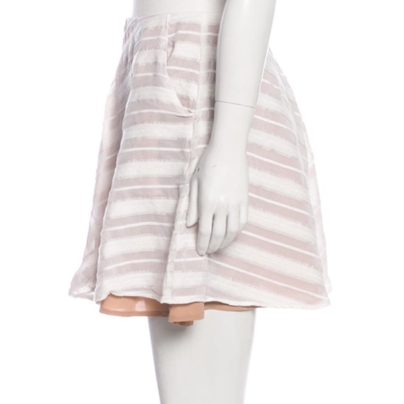 For Love & Lemons Chevron Mini Skirt S EUC - Picture 6 of 9